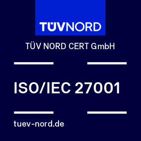TUV NORD achievement image for ISO IEC 27001